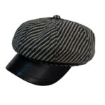 100% Wool Women Captain Hat Stylist Solid color Women Captain Cap, Casual Multi Color style, For all Season