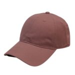 Plain Cotton Pink & Red Baseball Cap Snapback for Men – Classic 6 Panel Adjustable Sport Casual Sun Visor Hat