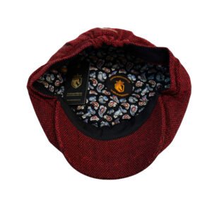 Tommy Shelby Baker Boy Caps for Men Herringbone- 100% Wool Check Parten Cap in Plaid Pattern Style Tweed Flat Grand Wool Cap - Image 9