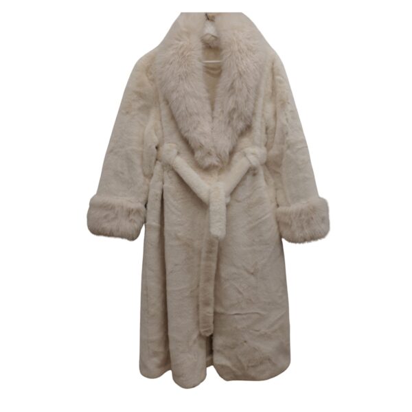 Women’s Faux Fur Coat Plush Soft Winter Jacket Elegant Warm Fashion Outerwear