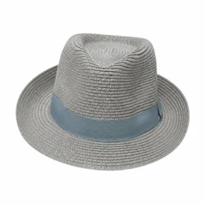 Trilby Straw Beach Sun Hat Summer Travel Wide Brim Unisex Brim Straw Foldable, Outdoor ,Rope Adjust Summer Travels - Image 13