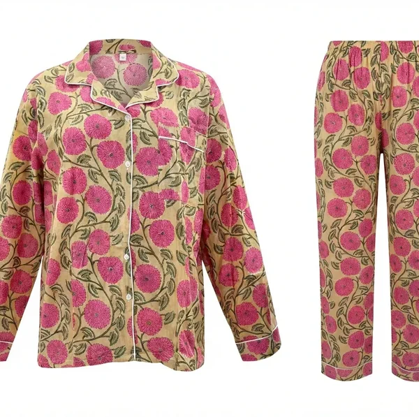 Lightweight, Rose Orchard Classic Pajama Set Notting Hill