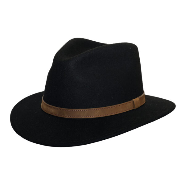 100% Wool Handmade Men’s and Ladies’ Fedora Hat – Wide Brim Wool Felt Fedora – Cowboy Country Style, Classic Wide Brim Fedora Hat Felt Panama Fedora Hats Gentleman Jazz Hat for Beach Party