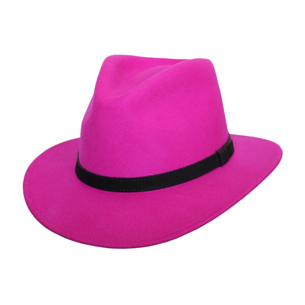 Men’s and Ladies’ Fedora Hat – Wide Brim Wool Felt Fedora – Cowboy Country Style, Classic Wide Brim Fedora Hat Felt Panama Fedora Hats Gentleman Jazz Hat for Beach Party