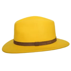 Men’s and Ladies’ Fedora Hat – Wide Brim Wool Felt Fedora – Cowboy Country Style, Classic Wide Brim Fedora Hat Felt Panama Fedora Hats Gentleman Jazz Hat for Beach Party - Image 17