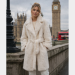 Premium White Women’s Long Faux Fur Jacket  Women Fluffy Cropped Coat Winter Streetwear Trend  Fur Coat