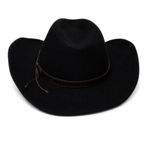 100% Wool Cowboy Hat for Women and Men, Western Pure Leather Band Hat Panama Hats Cowboy & Cowgirl Hats Felt Wide Brim Women Men Wool Fedora Hat - Image 23