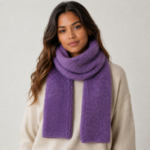 Handmade Light Soft Wool Scarf, Premium100%  Soft Lining Scarf, Throws Meditation Wrap Mix Wool Shawls