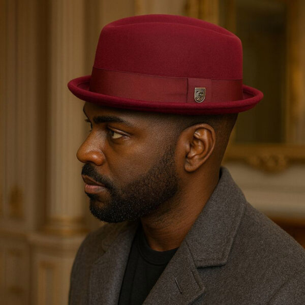 Mordern Trending Handmade Pure Wool Morden Unisex Pork Pie Hat – Classic Pork Pie HAT – Mods and Movies Pork Pie Hat for Men and Women, Adult Unisex Porkpie Hats