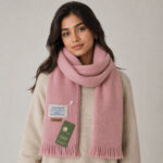 100% Handmade Mix Fabric Scarf, Soft Light, Throws Meditation Wrap Mix Wool Shawls Mix Pure Handmade Scarves Cold Weather