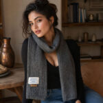 Premium 100%  Soft Lining Scarf, Handmade Light Soft Wool Scarf, Throws Meditation Wrap Mix Wool Shawls