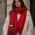Feel Cashmere Premium Luxury Wool Scarves Mix Wool Softy Plain Solid color Design Women Scarf Soft, Lightweight Wrap Scarf and Women , Warm Scarf for Women , Adult Girls