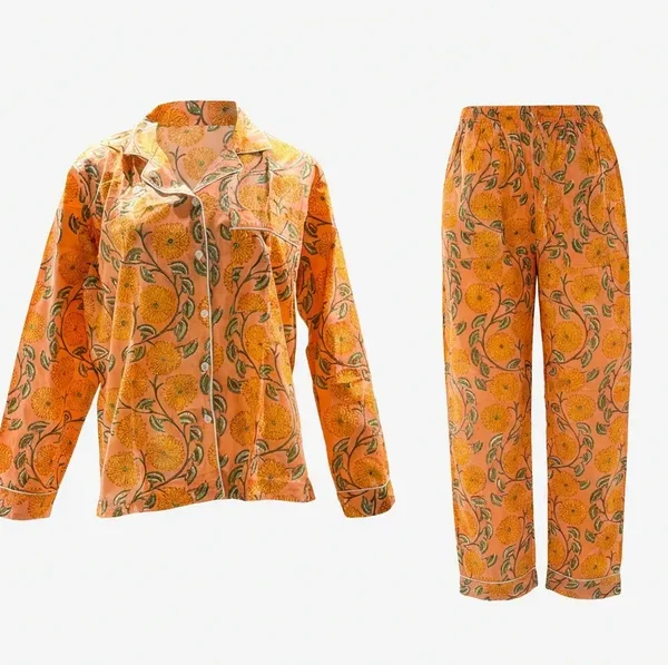 Lightweight, Amber Vine Classic Pajama Set Notting Hill