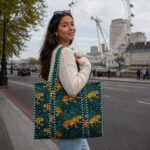 Quilted Tote Bag, Indian Making Quilted Tote Bags, 100% Cotton Eco Friendly Shopper Bags, Vintage Shoulder Bag, Women's Carry Bag
