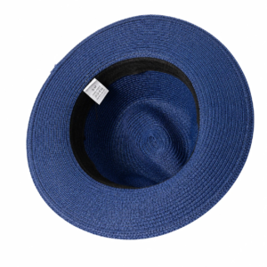 Unisex Wide Brim Straw Fedora Sun Hat Adjustable size rope, Crushable Fedora - Image 30