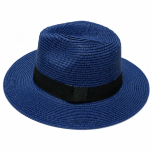 Unisex Wide Brim Straw Fedora Sun Hat Adjustable size rope, Crushable Fedora - Image 28