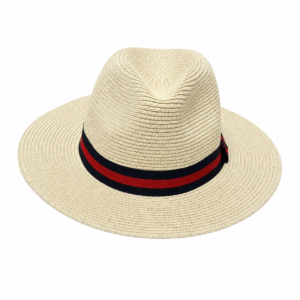 Summer Paper Straw Fedora Hat – Beige