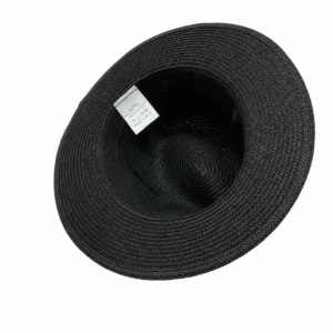 Unisex Wide Brim Straw Fedora Sun Hat Adjustable size rope, Crushable Fedora - Image 12