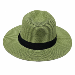 Unisex Wide Brim Straw Fedora Sun Hat Adjustable size rope, Crushable Fedora - Image 26