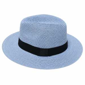 Unisex Wide Brim Straw Fedora Sun Hat Adjustable size rope, Crushable Fedora - Image 24