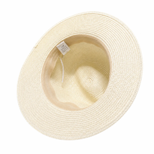 Unisex Wide Brim Straw Fedora Sun Hat Adjustable size rope, Crushable Fedora - Image 17