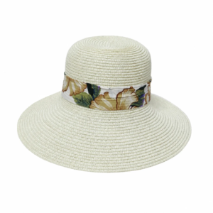 Women’s Wide Brim Straw Sun Hat with Bow Detail - Image 10