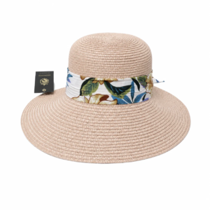 Women’s Wide Brim Straw Sun Hat with Bow Detail - Image 8