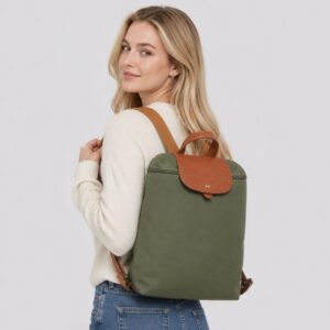 Medium Backpack Felt School, Work, Travel Bag with  side Pocket &  Deep Storage Pockets (M)