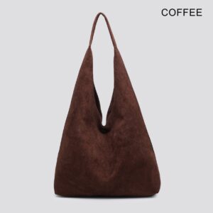 Women's Suede Leather Cross Body Bags Small Quality Shoulder Handbags - Image 8