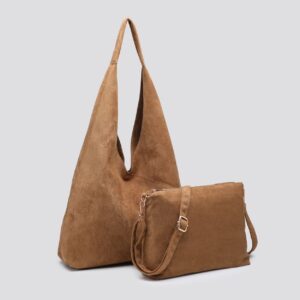 Women's Suede Leather Cross Body Bags Small Quality Shoulder Handbags - Image 3