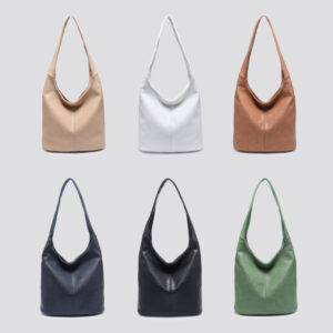 Black Slouch Shoulder Bag Ladies Premuim Quality Slouch  Daily Use, School, Works, Office - Image 2