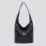 Black Slouch Shoulder Bag Ladies Premuim Quality Slouch  Daily Use, School, Works, Office