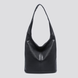 Black Slouch Shoulder Bag Ladies Premuim Quality Slouch  Daily Use, School, Works, Office