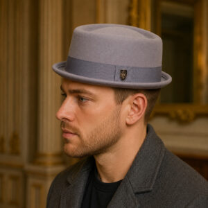 Modern Trending Handmade Wool Morden Unisex Pork Pie Hat