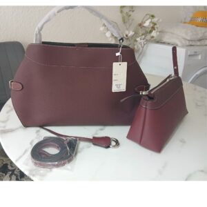 Wine Color Shoulder bag, autumn and winter fashion women  Bag 2 pic in pack - Image 5